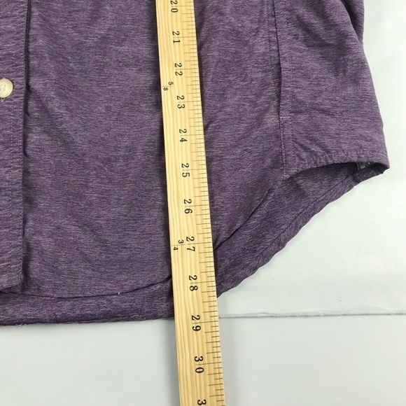 ExOfficio Womens Button Shirt Size M Purple Hiking - Picture 4 of 5